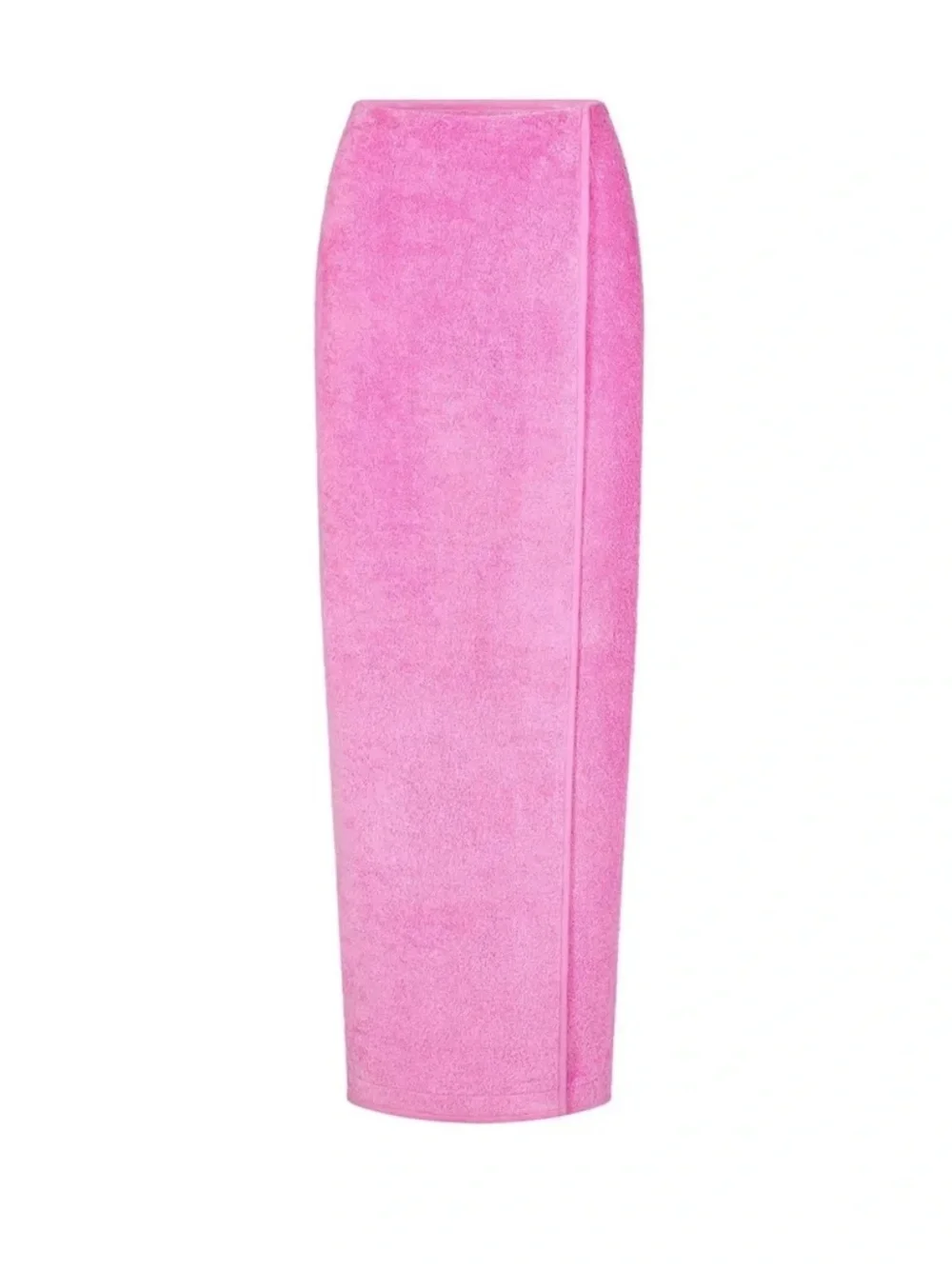 Skims Terry Cover-ups long wrap skirt